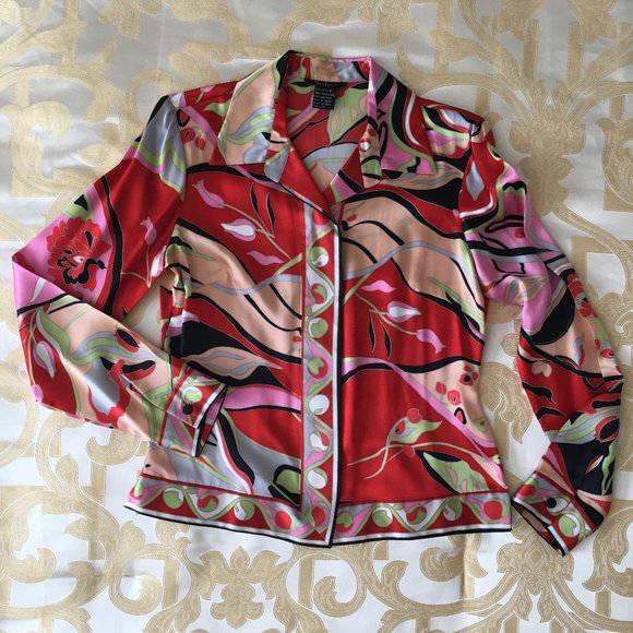 ECI New York Jackets & Blazers - Silk blouse / jacket - ECI New York - Size 6 / M